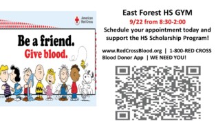 American Red Cross Blood Drive at East Forest School