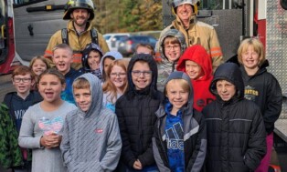 Marienville Volunteer Fire Department Visits East Forest