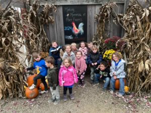 Shown in the picture are some members of Mrs. Jennifer Fish's Pre K class.