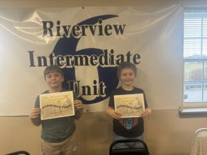 Shown in the picture (left to right), Colten Hillard and Leo Rivera were two of only 10 students from a field of 48 who went undefeated in the 3rd/4th grade division.