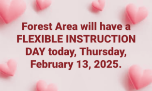 FLEXIBLE INSTRUCTION DAY, Thursday, February 13, 2025